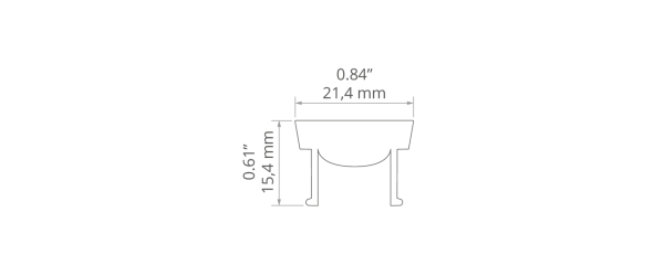 Abdeckung HR-21 20DEG transluzent